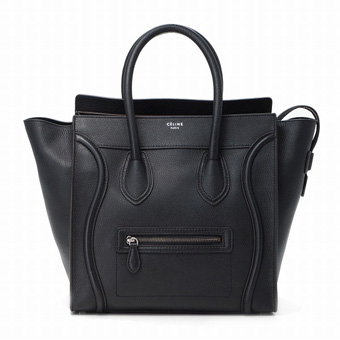 CELINE セリーヌ バッグ コピー トートバッグ 16521 3LUG 38NO ブラック(金具：ゴールド）